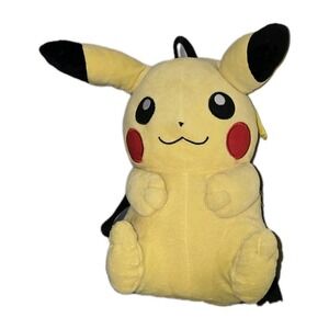 Pokémon Backpack Nintendo, Pikachu Plush  2016 Zipper Closure Nintendo Anime